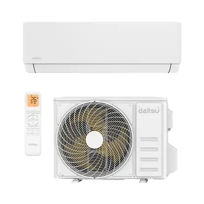 Climatiseur split 1x1 - Daitsu 3NDA01700 Artic DS-9KZ, 2270 fg/h, Inverter, R32, Blanc