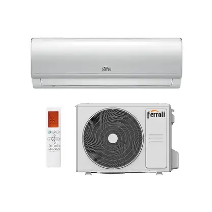 Climatiseur split 1x1 - FERROLI GIADA S 24 Wi-Fi, Fonction Inverter, Blanc
