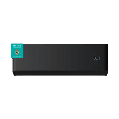 Climatiseur split 1x1 - Hisense Uni Pure Black HB25, 2500 fg/h, Wi-Fi, Filtro Hi Nano, IA Smart, Noir