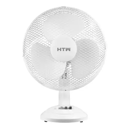 Ventilateur de table - HTW HTW-VM-35FT, 35 W, 3 vitesses, Blanc