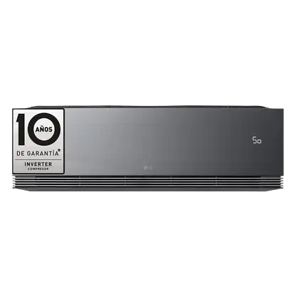Climatiseur split 1x1 - LG MIRROR12X.SET, 3010 fg/h, Fonction Inverter, Antracita espejo