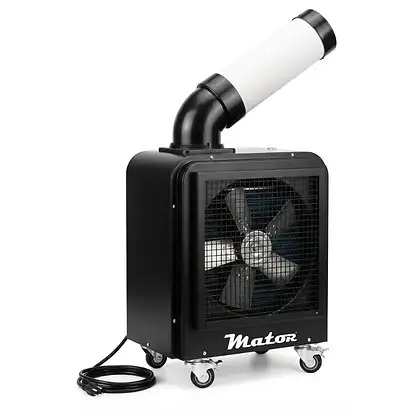 Climatiseur mobile - MATOR SPOT COOLER BGK-2000 2000W, 6824 fg/h, 2 vitesses, 60 m³, Noir