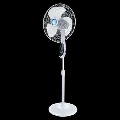 Ventilateur sur pied - ok. OTF 405526 ES, 55W, 3 vitesses, Pie/Mesa/Pared, Oscilación, Hauteur Ajustable, Télécommande, Minuterie, Blanc