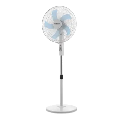 Ventilateur sur pied - Orbegozo SF 1040, 45 W, 3 vitesses, Muy Silencieux, Inclinación y Hauteur regulable, Blanc