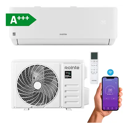 Climatiseur split 1x1 - ROINTE RX20, Fonction Inverter, Blanc