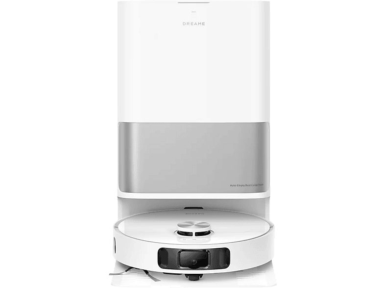 Robot laveur de sols - Dreame L10s Ultra Gen 2, 75W, Base d'auto-vidage, 300 ml Réservoir à poussière, Aspiration 10000 Pa, Blanc