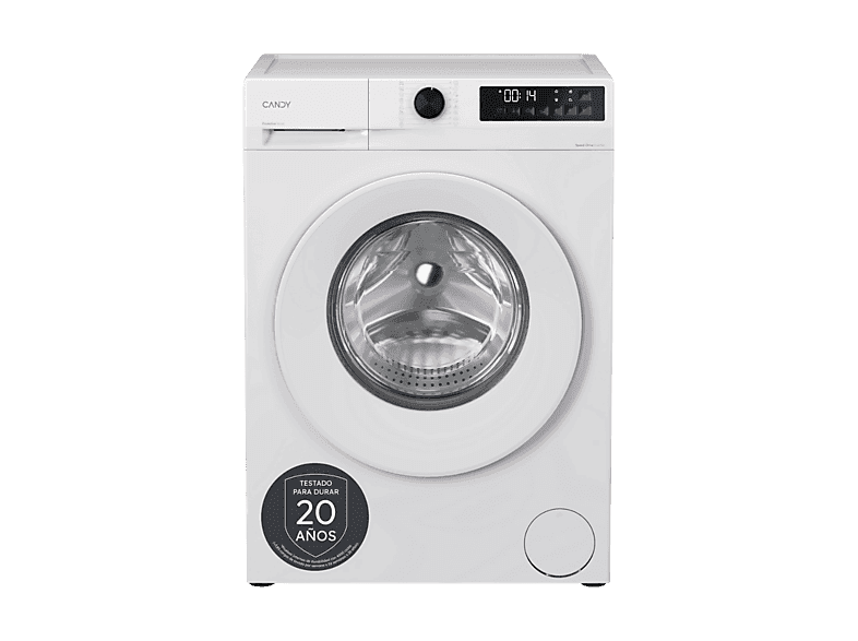 Lave-linge hublot - Candy GD 4105-S ProWash 300, 10 kg, 1400 rpm, 16 programmes, Blanc