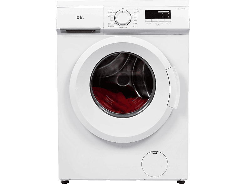 Lave-linge hublot - ok. OWM 6143 D, 6 kg, 1000 rpm, 15 programmes, Blanc