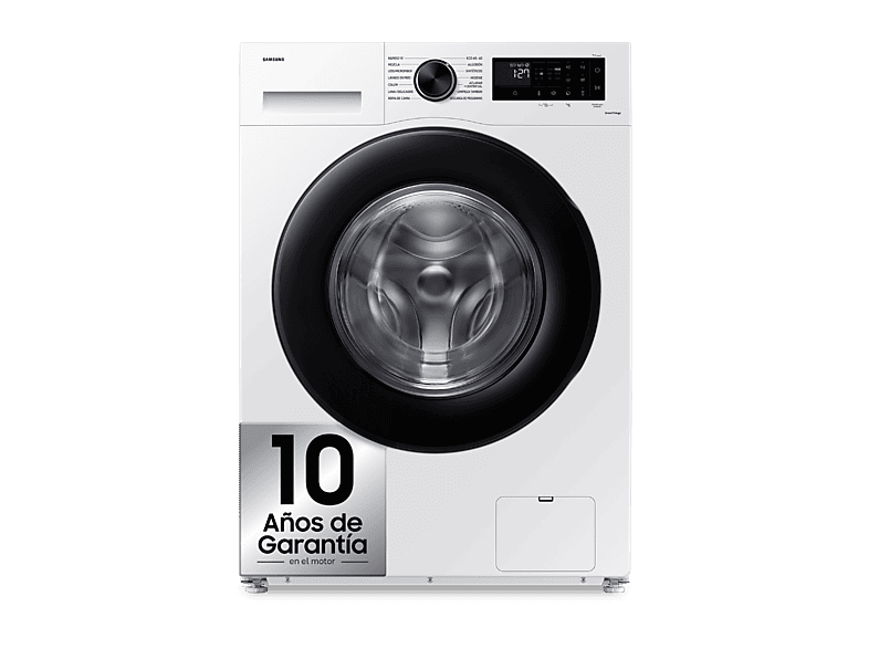 Lave-linge hublot - Samsung WW90CGC04DAEEC, 9 kg, 1400 rpm, EcoBubble™, Fonction Wi-Fi con SmartThings, Blanc