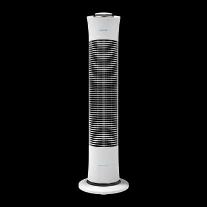 Ventilateur colonne - Cecotec EnergySilence 6090 Skyline, Potencia 45 W, 3 vitesses, Minuterie, 80 cm Hauteur, 30", White