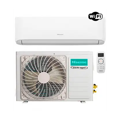 Climatiseur Split 1x1 - HISENSE STYLE CF35MR04 Wi-Fi 2.752 fg, Fonction Inverter, Blanc