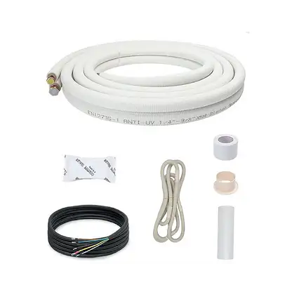 Support de climatiseur - Kit Tubo preaislado 10 SANNOVER, blanco