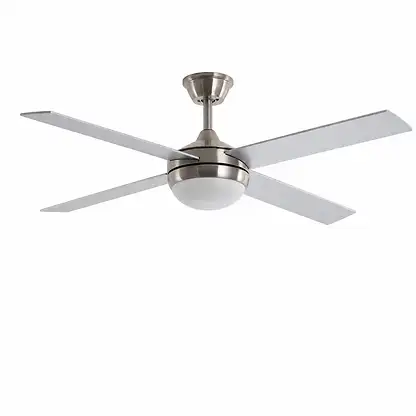 Ventilateur de plafond avec éclairage - LEDKIA Navy Evo, 30 W, 6 vitesses, Plateado