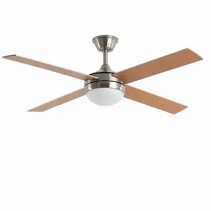 Ventilateur de plafond avec éclairage - LEDKIA Navy Evo, 30 W, 6 vitesses, Plateado
